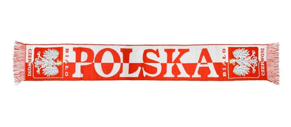 Poland Scarf - white-red fan scarf ideal for games