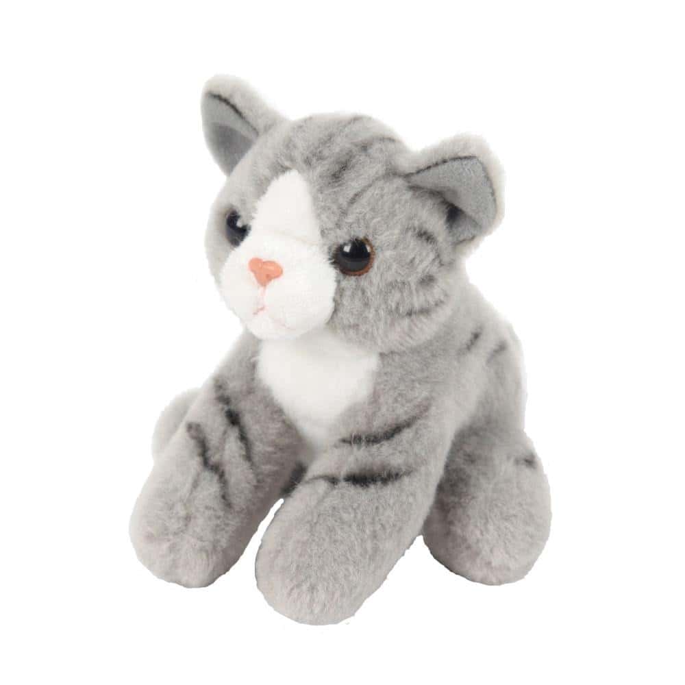 Beppe Zoo Sitting gray cat plush toy 13 cm