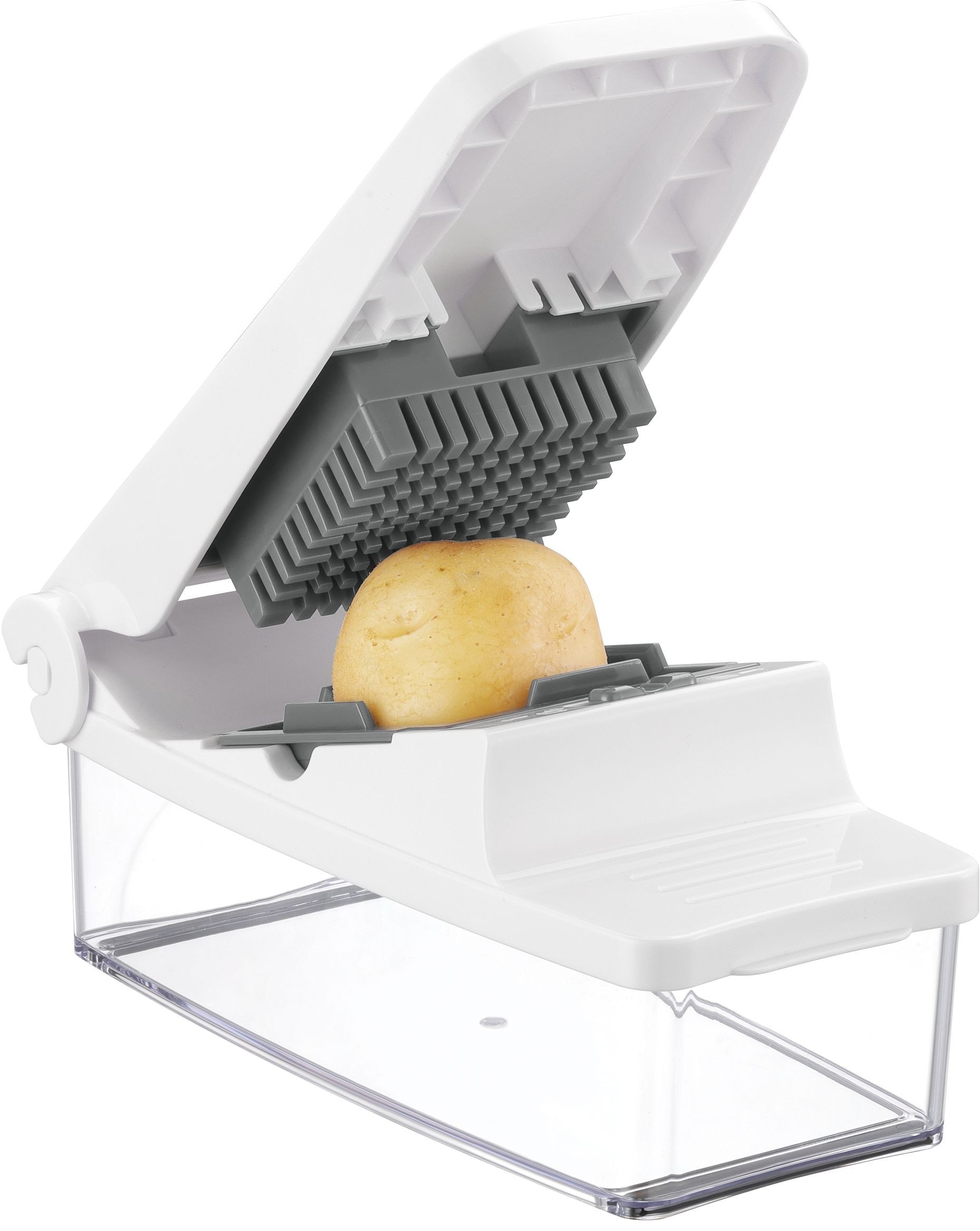 KINGHOFF Vegetable chopper with interchangeable blades - quick and precise cutting