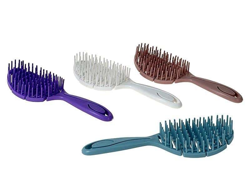 Hairbrush plastic MIX - ideal for daily hair care