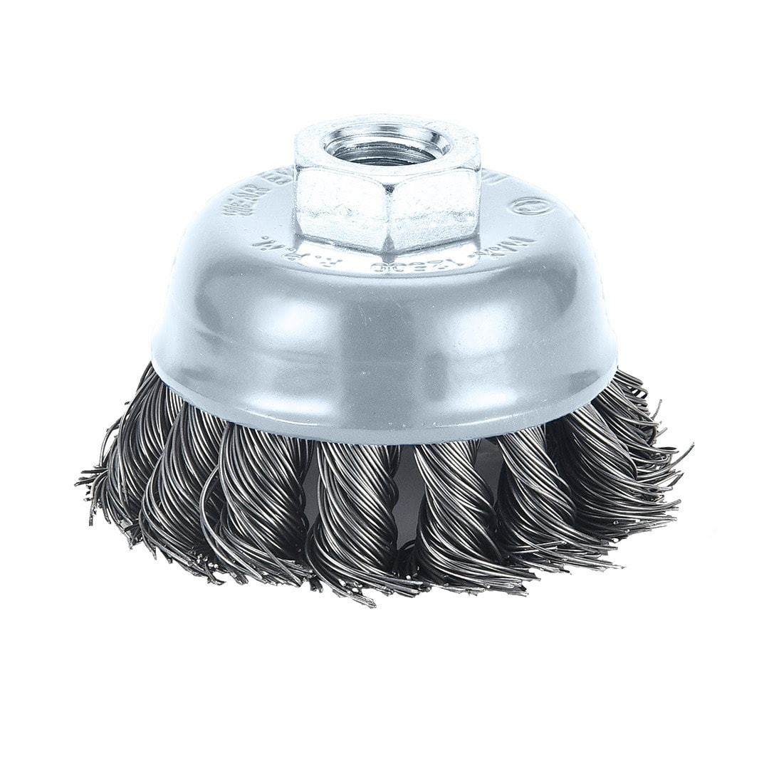 GRAPHITE Wire cup brush 100 mm for angle grinder