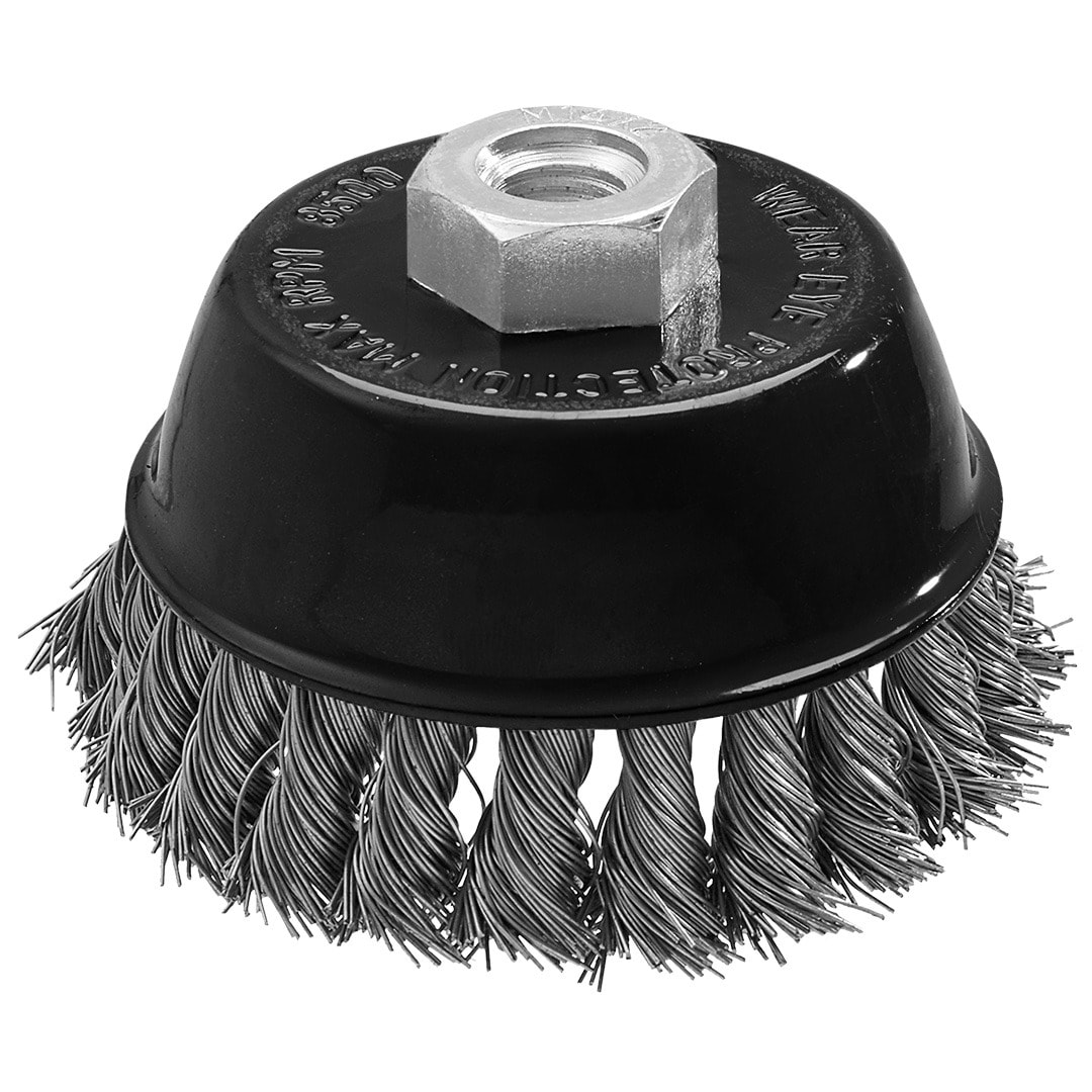NEO TOOLS Wire cup brush 65 mm INOX - ideal for grinder