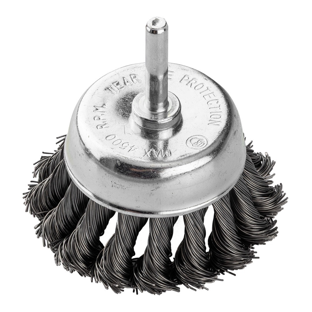 GRAPHITE 75 mm end brush for drill