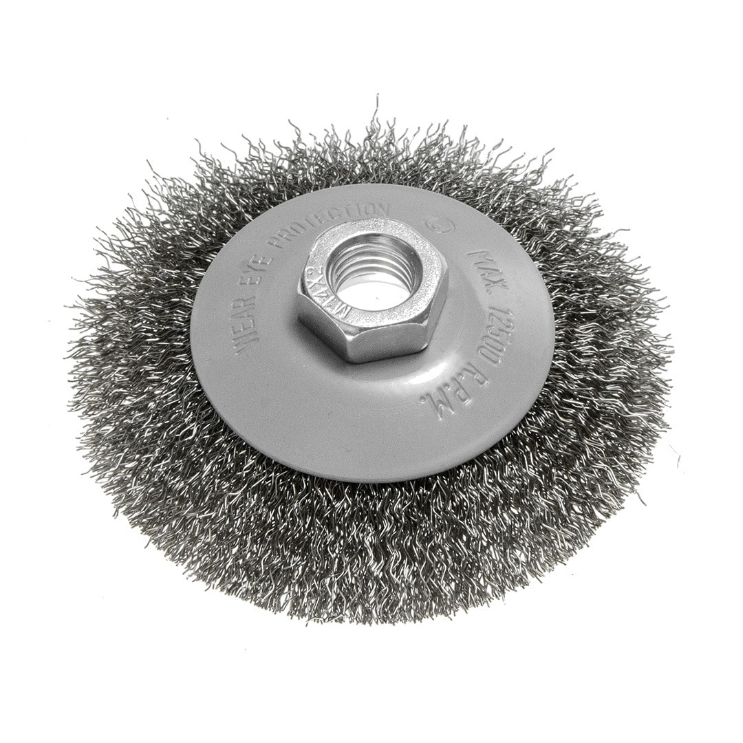 GRAPHITE Wire cup brush 100 mm for angle grinder