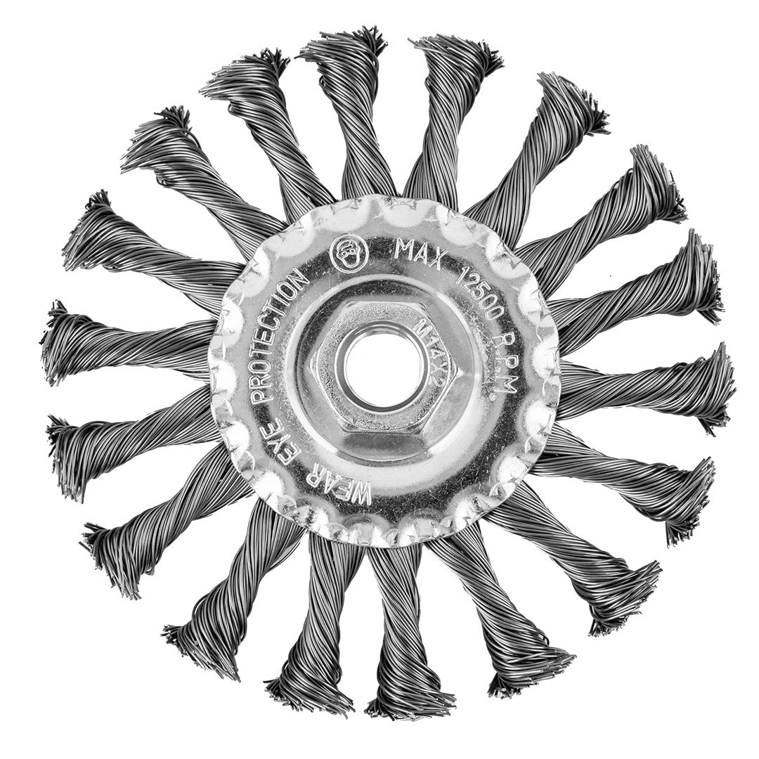 GRAPHITE Wire brush cup brush 115 mm M14 - ideal for angle grinder