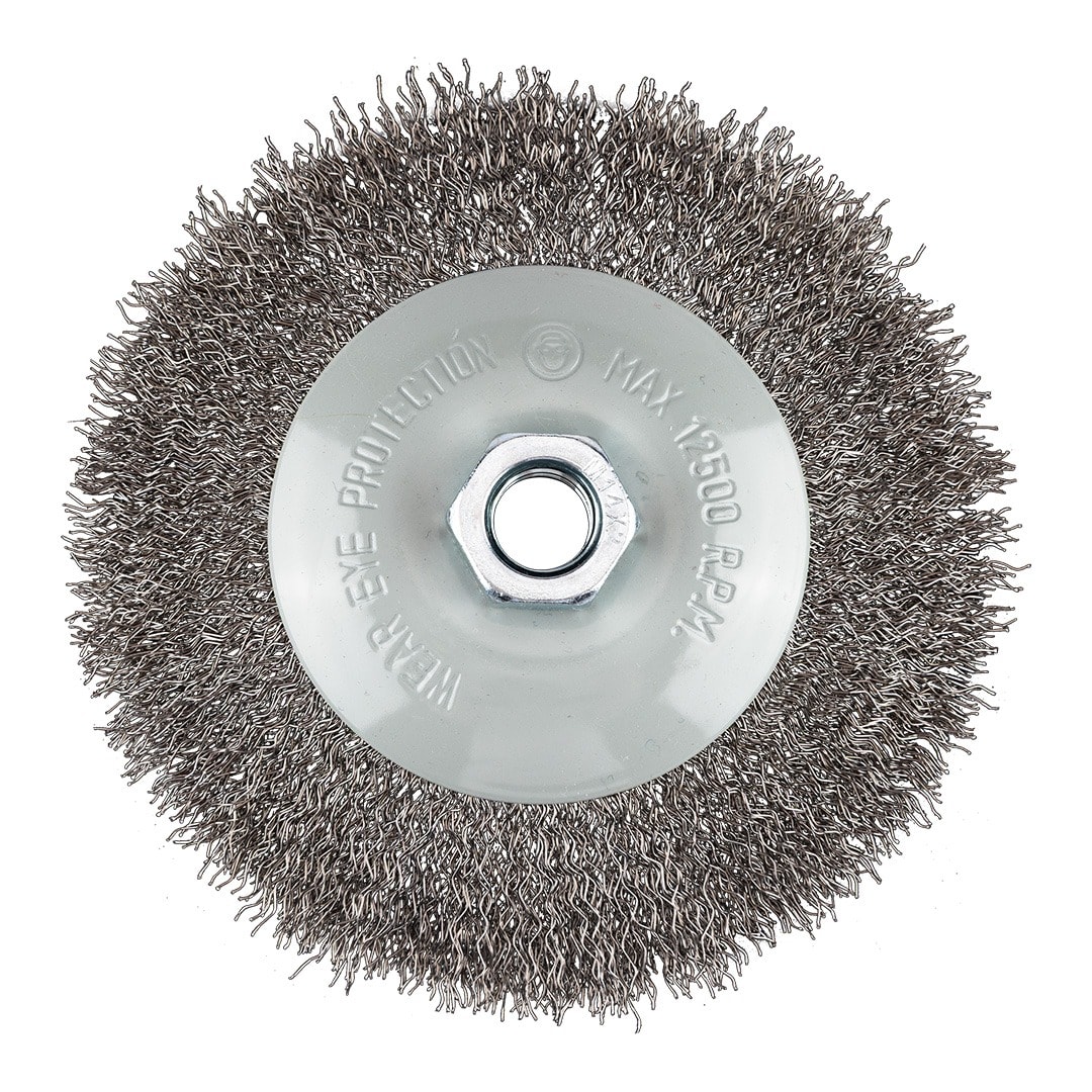 GRAPHITE Wire cup brush 125 mm for angle grinder