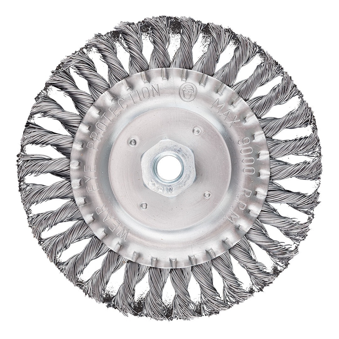 GRAPHITE Wire cup brush 150 mm, twisted wire, steel, M14 thread