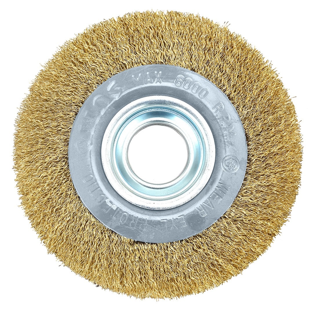 GRAPHITE Wire brush 150 mm for bench grinder