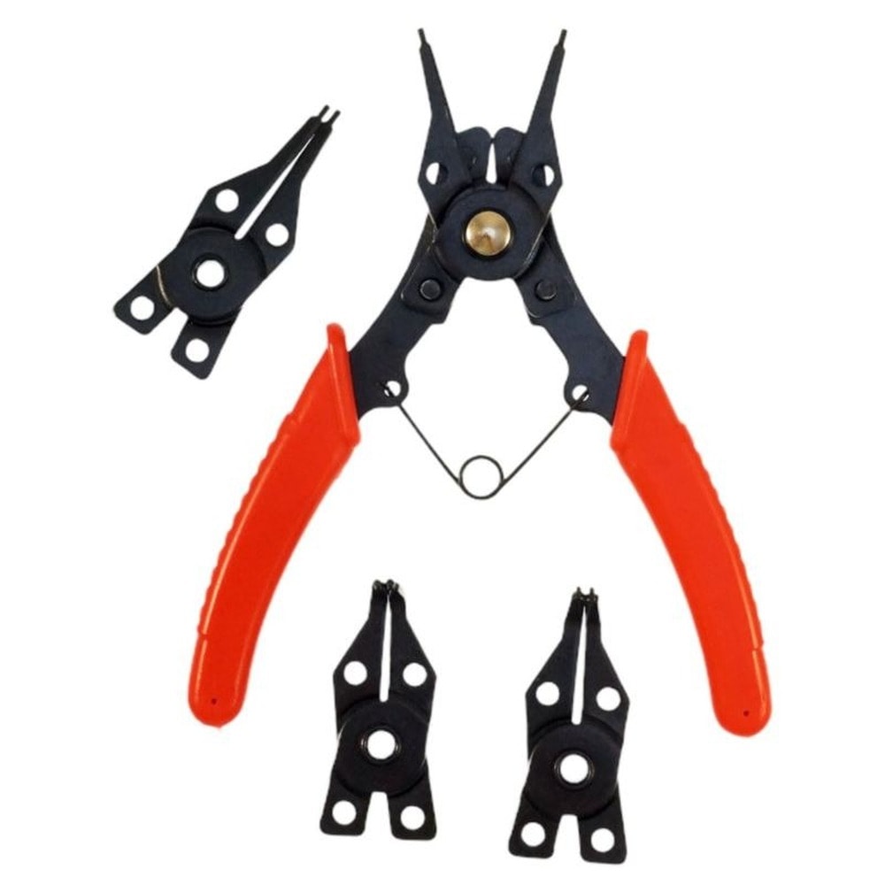 BEAST Circlip pliers - 160 mm, 4 tips - precision tool