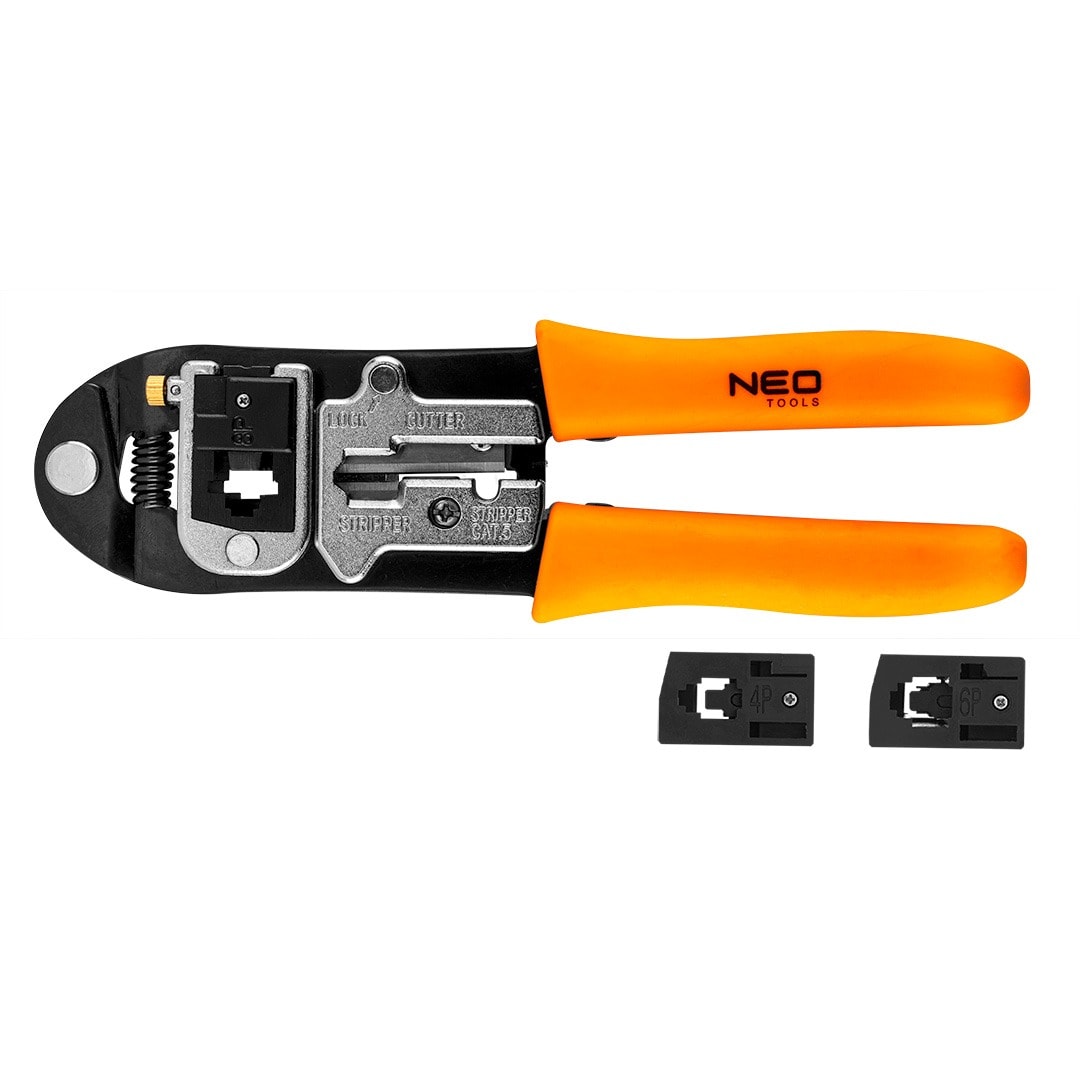 NEO Crimping pliers for telephone connectors 4P, 6P, 8P - reliable tool