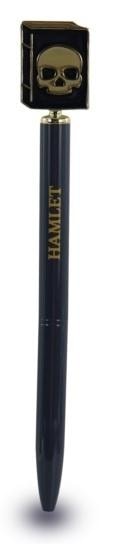 Shakespeare Hamlet - Metal Pen 2D with literary topper
