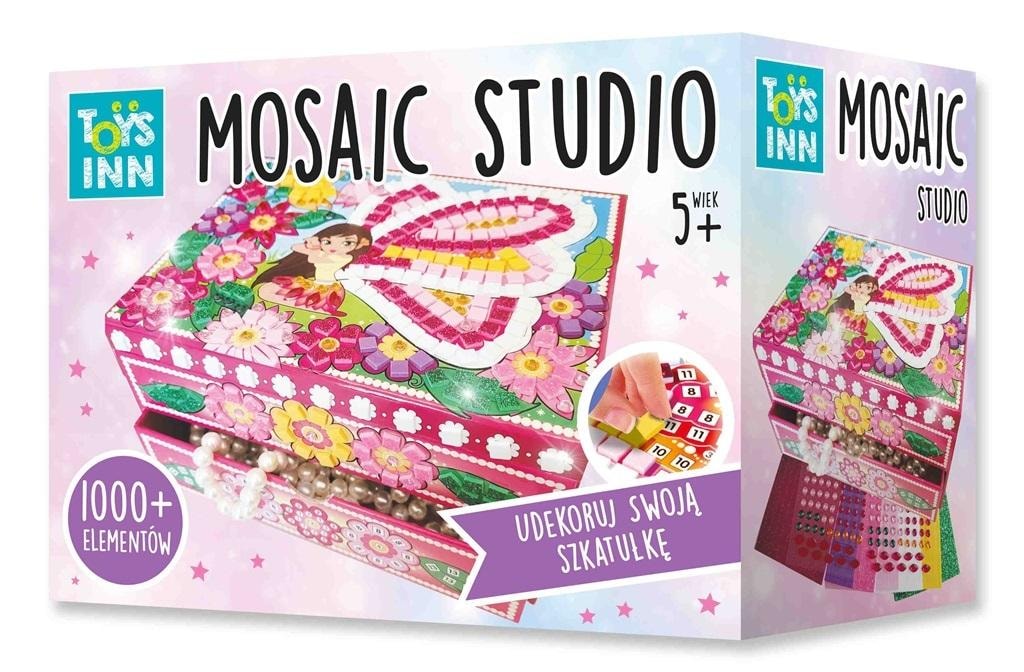 Stnux Mosaic Box Fairy - creative decorating kit for kids