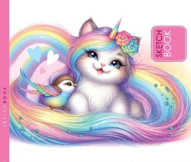 Kotorożka Sketchbook 165x128 mm - ideal for drawing and sketching