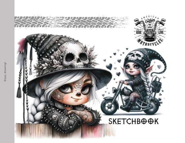 TW Gnomy Sketchbook 200x143 - Perfect for every artist