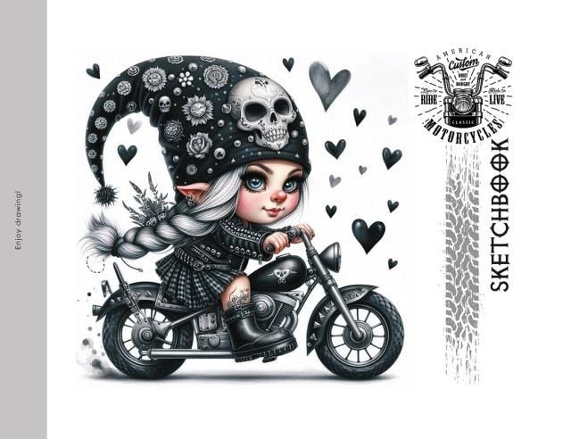 TW Gnomes Sketchbook 200x143 - 24 pages ideal for sketching