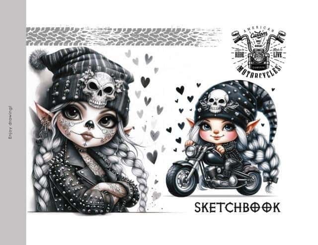 TW Gnomy Sketchbook - perfect for drawing and sketching