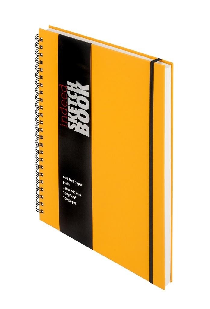 Sketchbook A4+ Mustard - perfect for artists