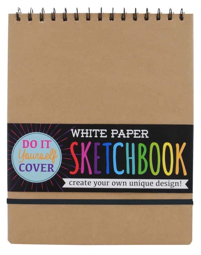 Kolorowe Baloniki Small Sketchbook with DIY Cover - perfect as a gift