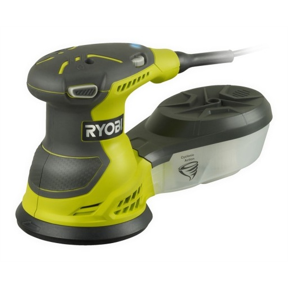 Ryobi 300W Random Orbital Sander ROS300 with Sandpaper Set