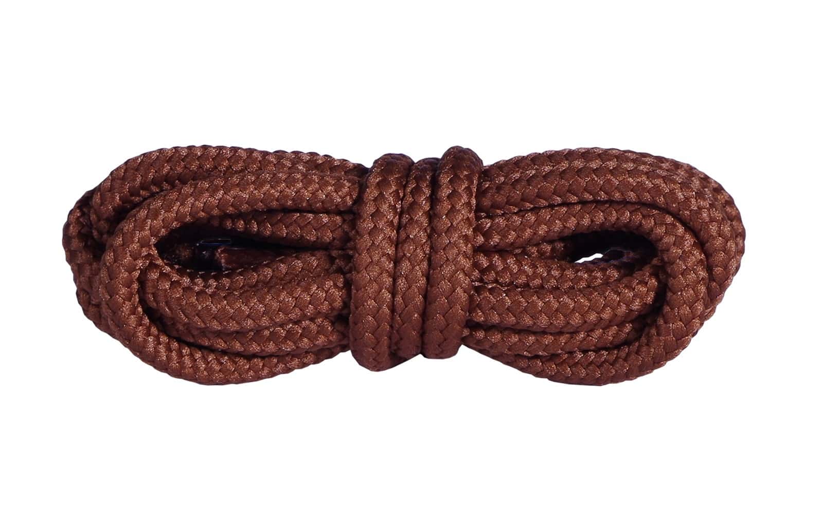 COCC Round shoelaces brown 120 cm - perfect for your shoes