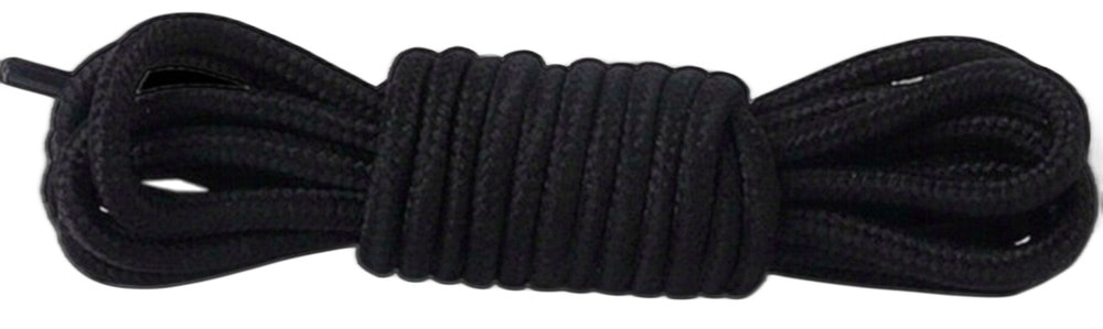Round shoelaces black 90 cm - classic and durable