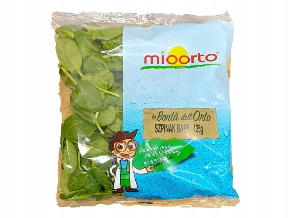 Fresh baby spinach from Italy 125g - ideal for salads