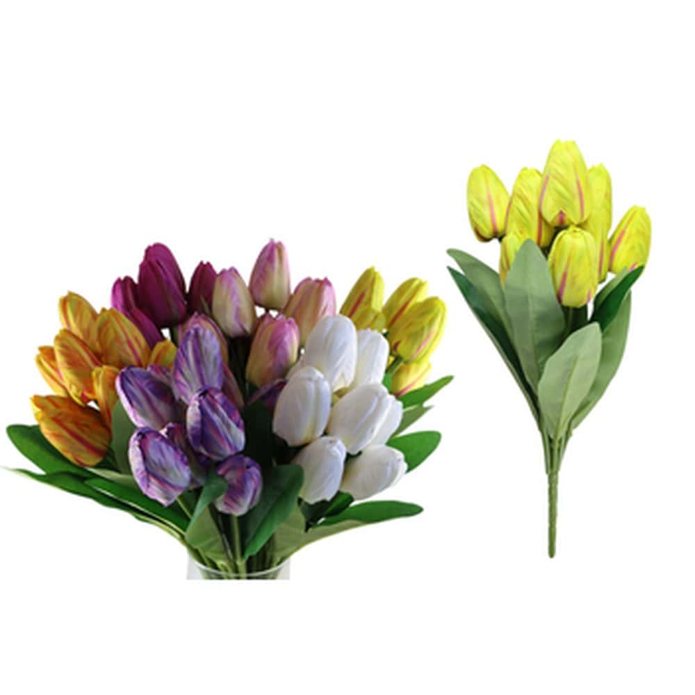 Artificial Tulip Bouquet 40 cm - spring decoration for any interior