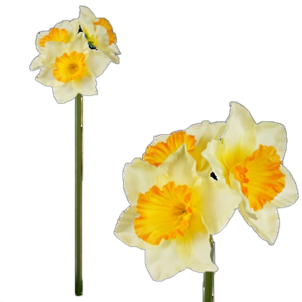 Triple Daffodil 42 cm - artificial spring bouquet