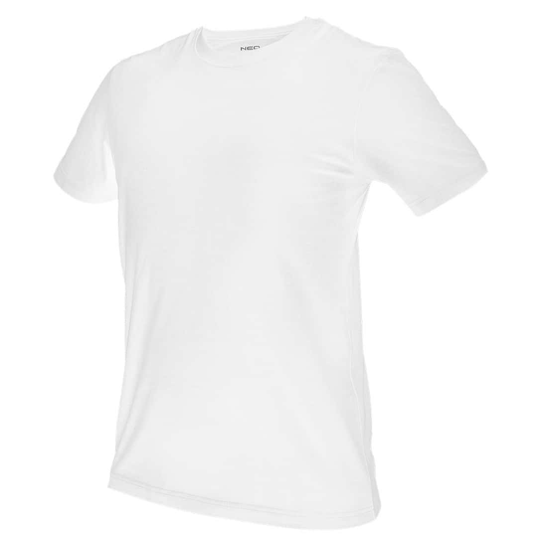 NEO TOOLS T-shirt white, size XL - classic and comfortable