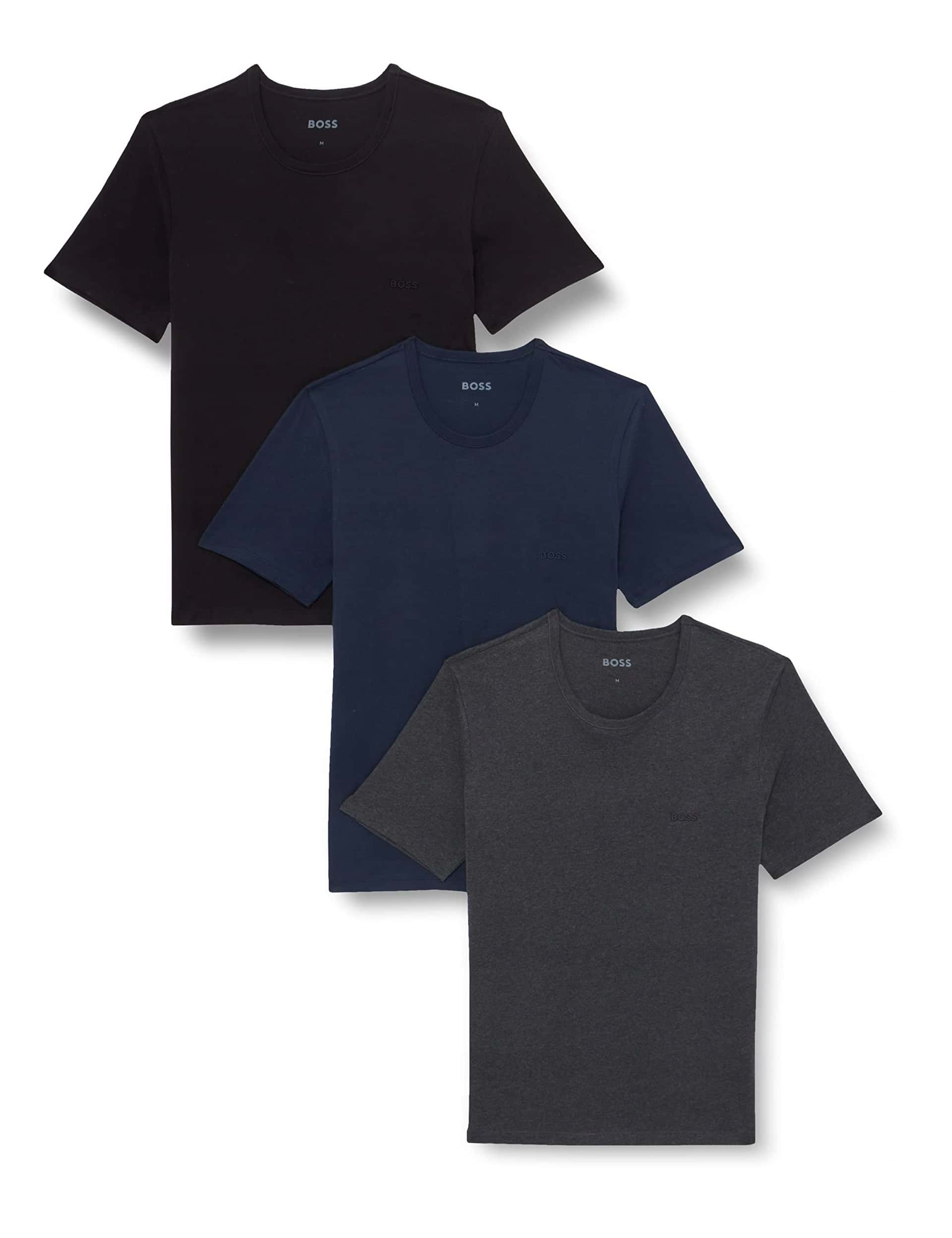 BOSS Men's T-shirt 3-pack black size L - comfort and style