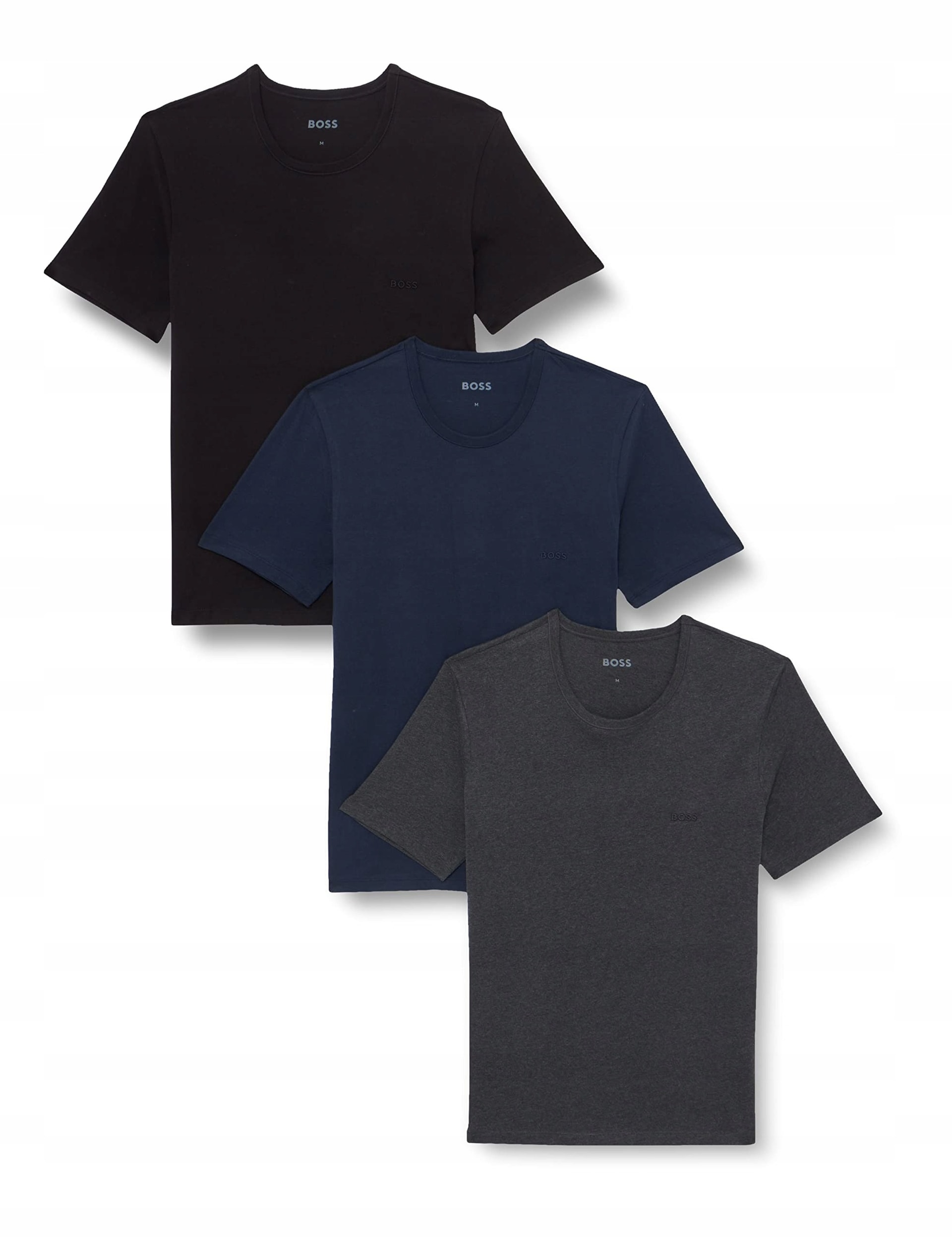 BOSS Men's T-shirt 3-pack black size L - comfort and style
