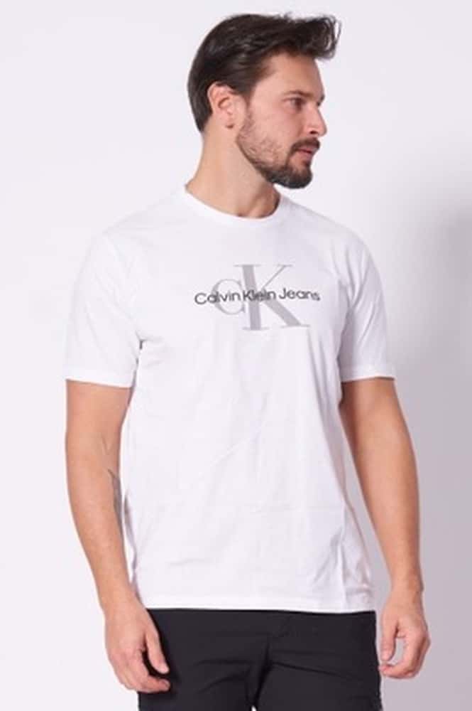 Calvin Klein Men's T-shirt D. L Navy Blue - Classic elegance