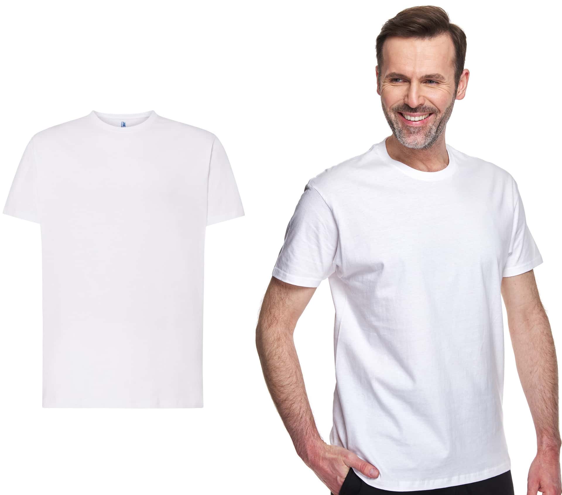 Men's T-shirt SW XL white - classic and comfortable