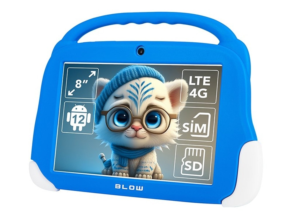 Blow Tablet Kidstab8 4G - Tablet for kids with blue case