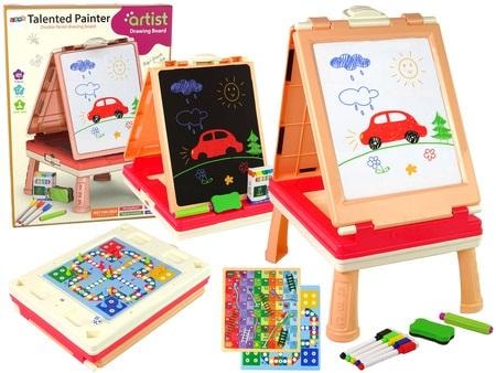 Leantoys 3-in-1 Board - double-sided and game table