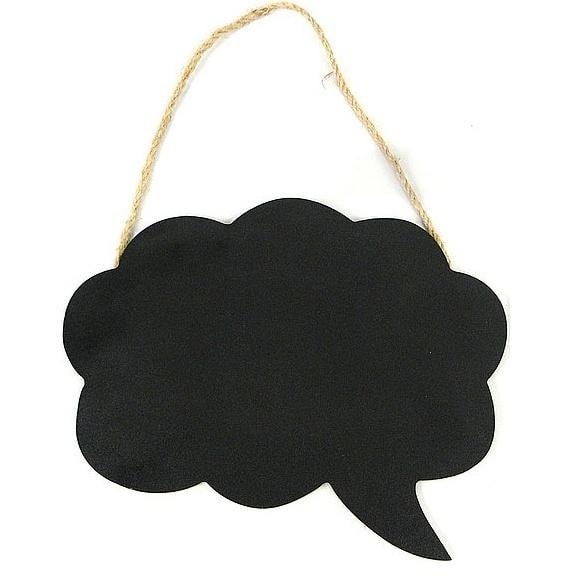 Black Cloud Chalkboard - perfect for creative games and notes