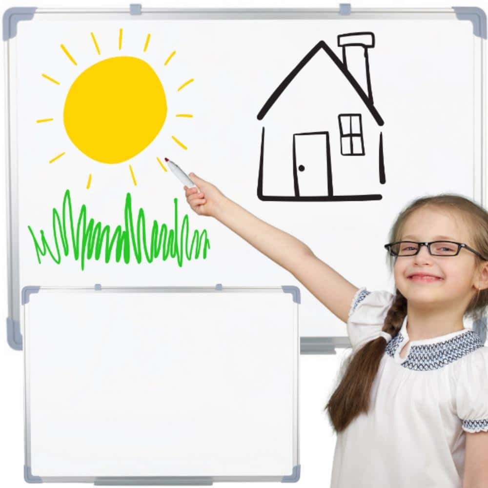 Magnetic board for hanging 45x60cm white - ideal for the office