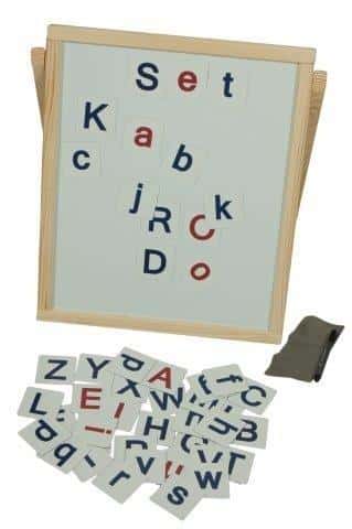 Foldable magnetic board with alphabet - educational toy for children