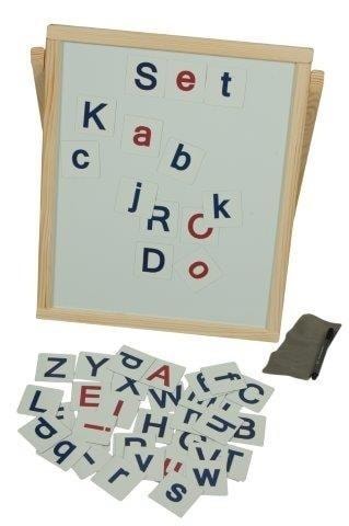 Foldable magnetic board with alphabet - educational toy for children