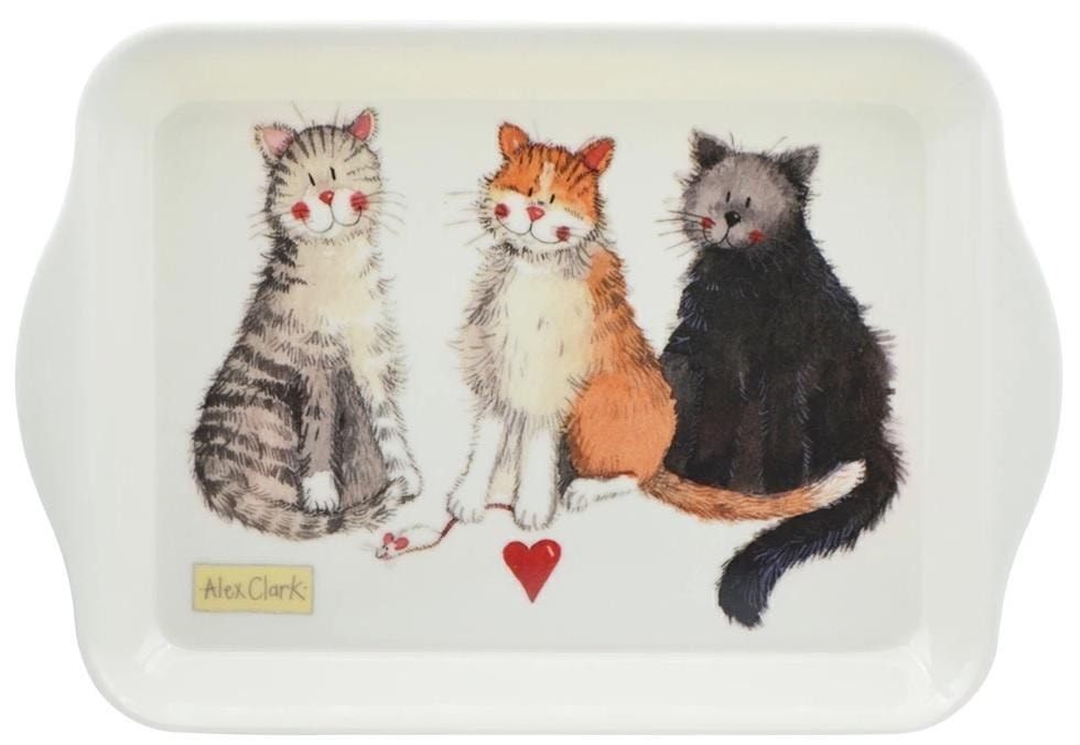 Alex Clark Small kitchen tray 3 cats - ideal for serving