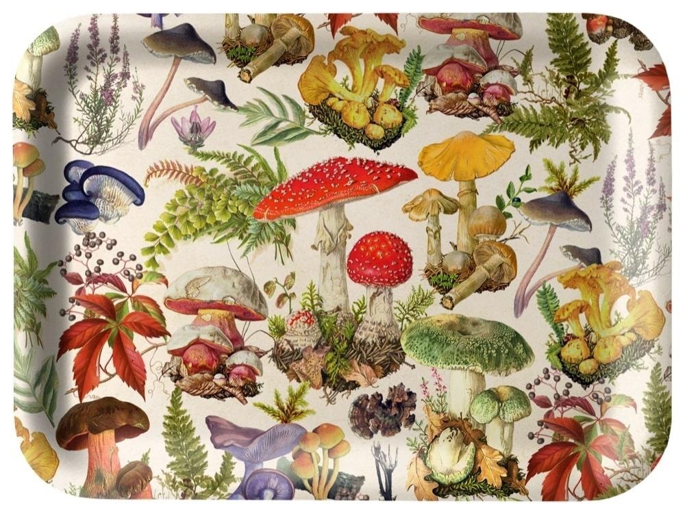 Skona Ting Decorative kitchen tray Forest Mushrooms - ideal for serving