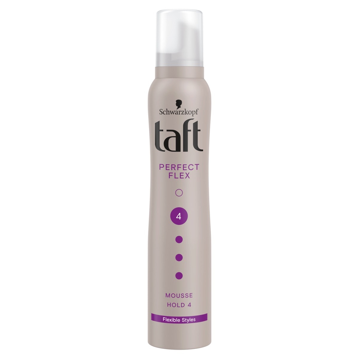 Taft Perfect Flex Hair Mousse - flexible hold and natural look