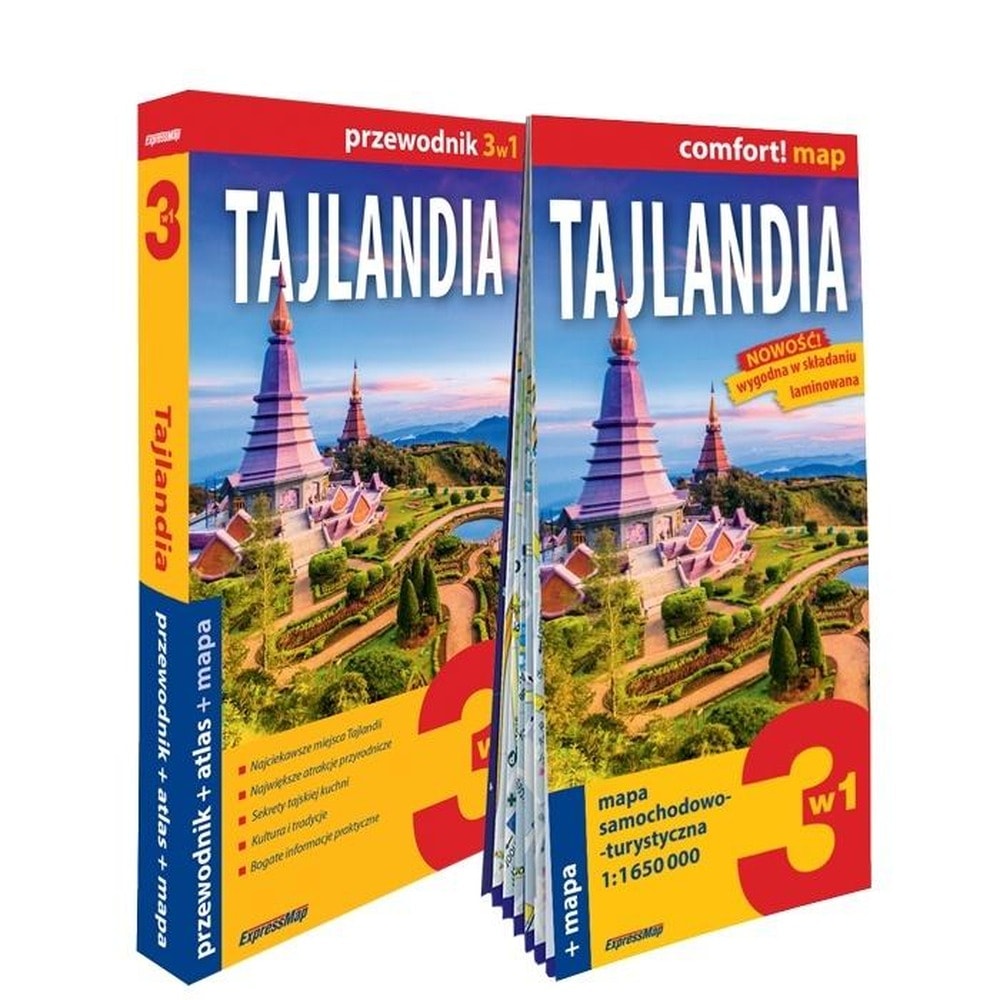 ExpressMap Thailand 2025 - Travel Guide Set 3in1 - Discover the Land of Smiles!
