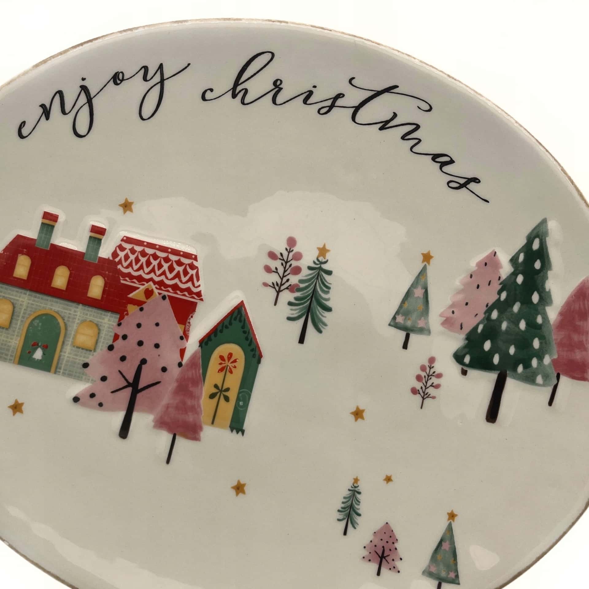 Christmas Plate Oval 30 cm - perfect for the Christmas table