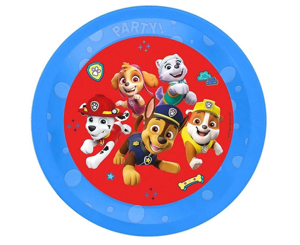 Paw Patrol Reusable Plate 21 cm - ideal for children