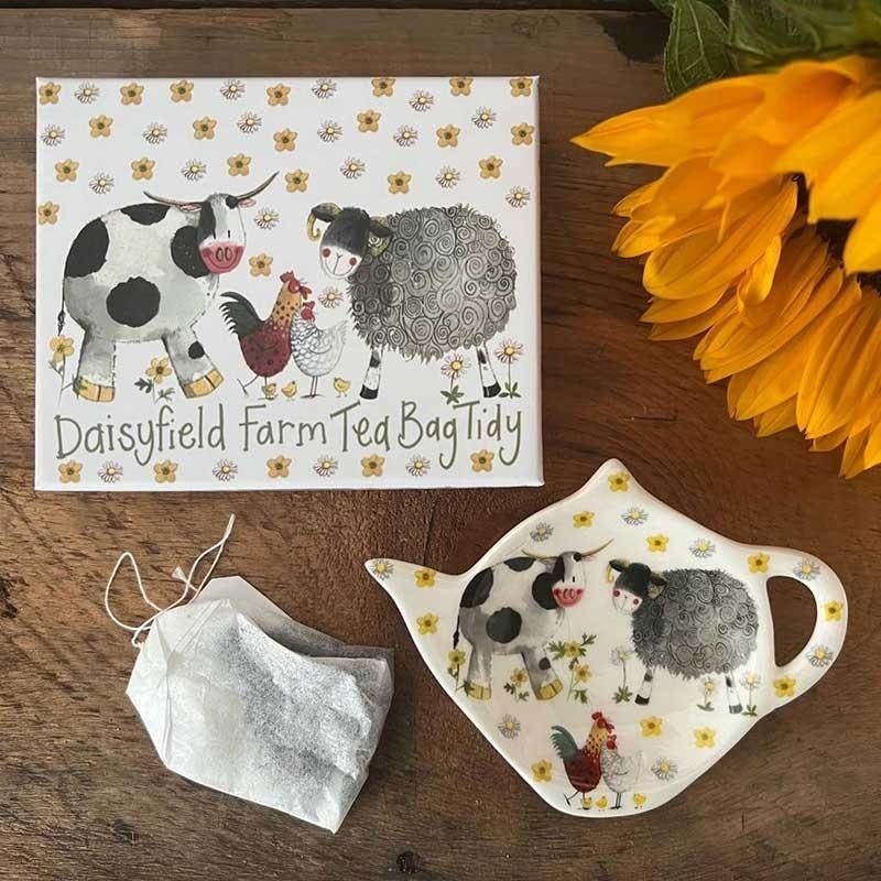 Tea bag holder Animals on the farm - perfect gift