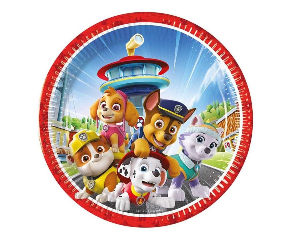 Godan Paper plates Paw Patrol - 8 pieces for birthday
