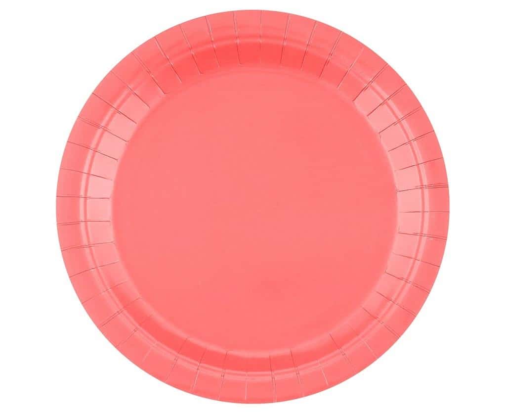 Godan - Paper plates pink 23cm 14pcs for party