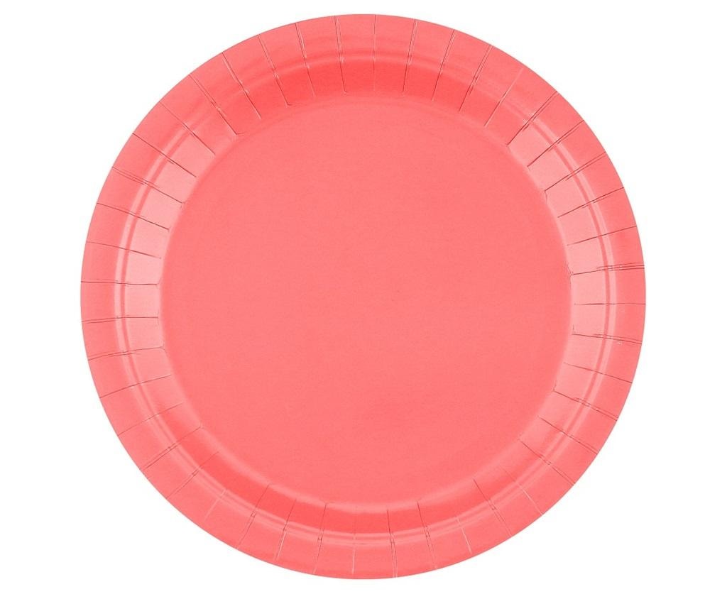 Godan - Paper plates pink 23cm 14pcs for party