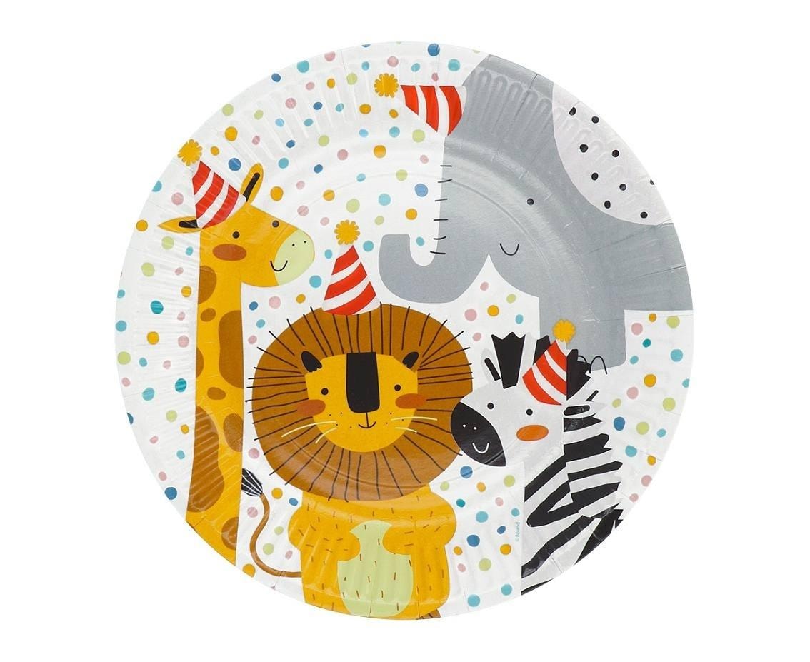 Boland Paper plates Safari 23 cm 8 pieces - perfect for parties